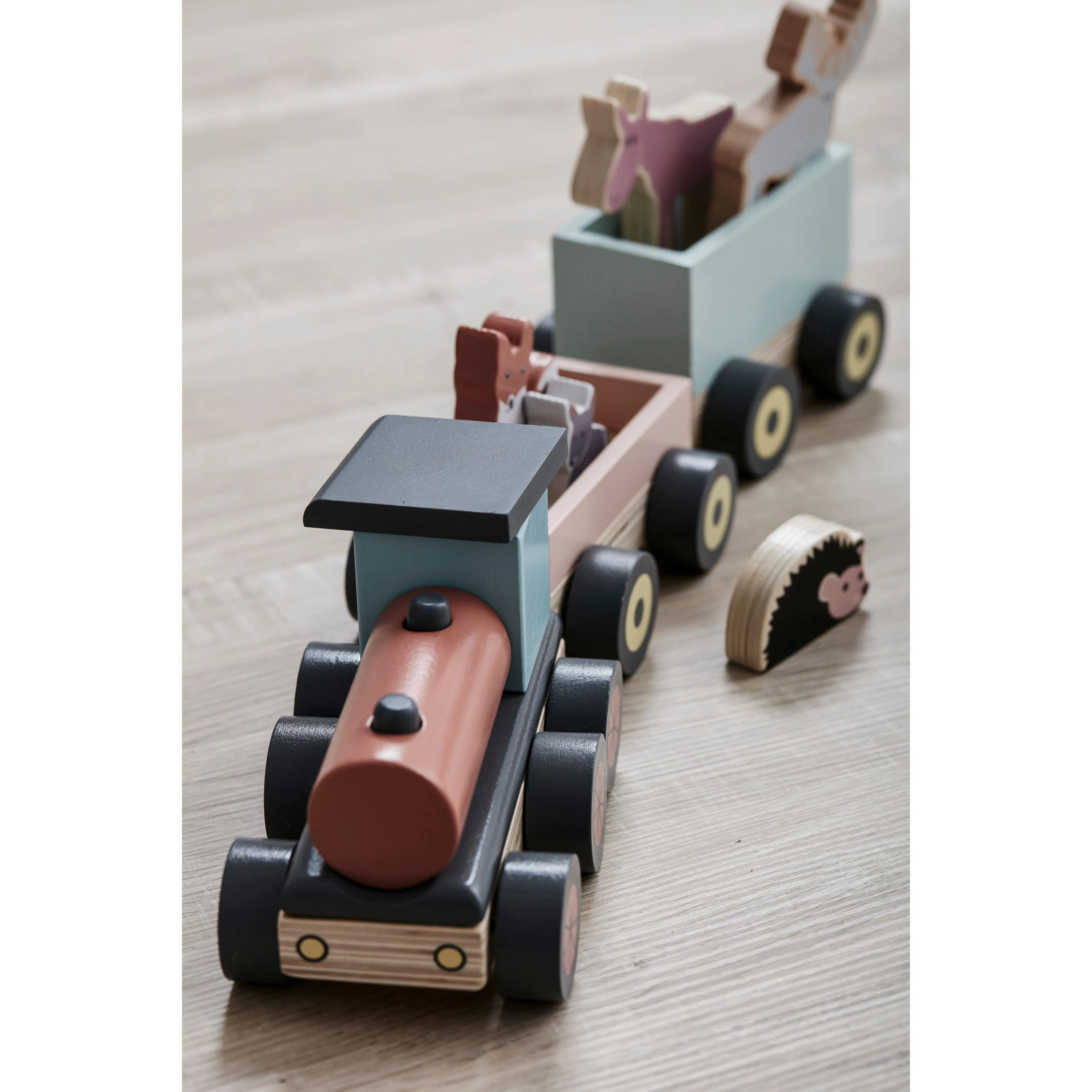 Kid's Concept Animal Wood Train Edvin