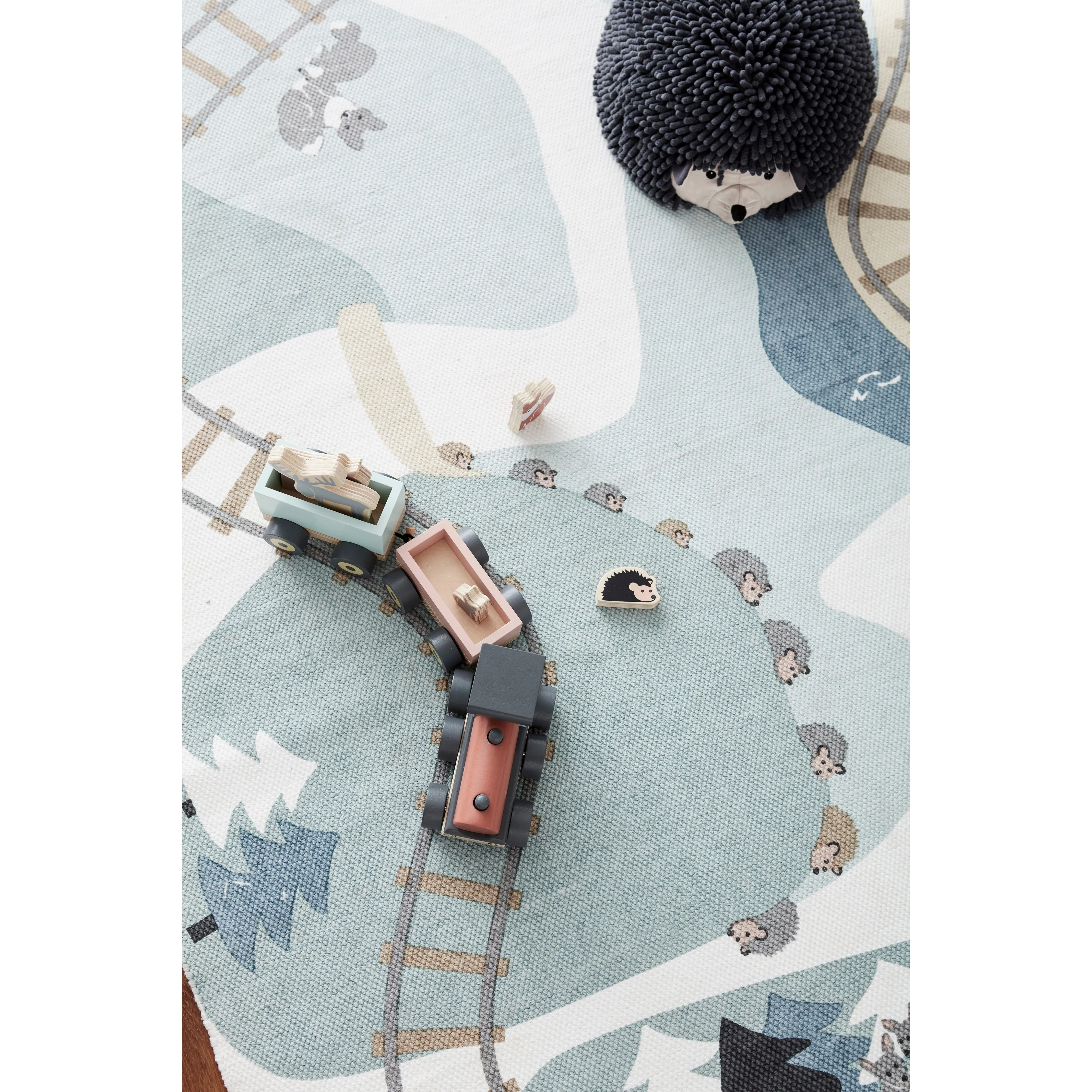 Kid's Concept Animal Wood Train Edvin