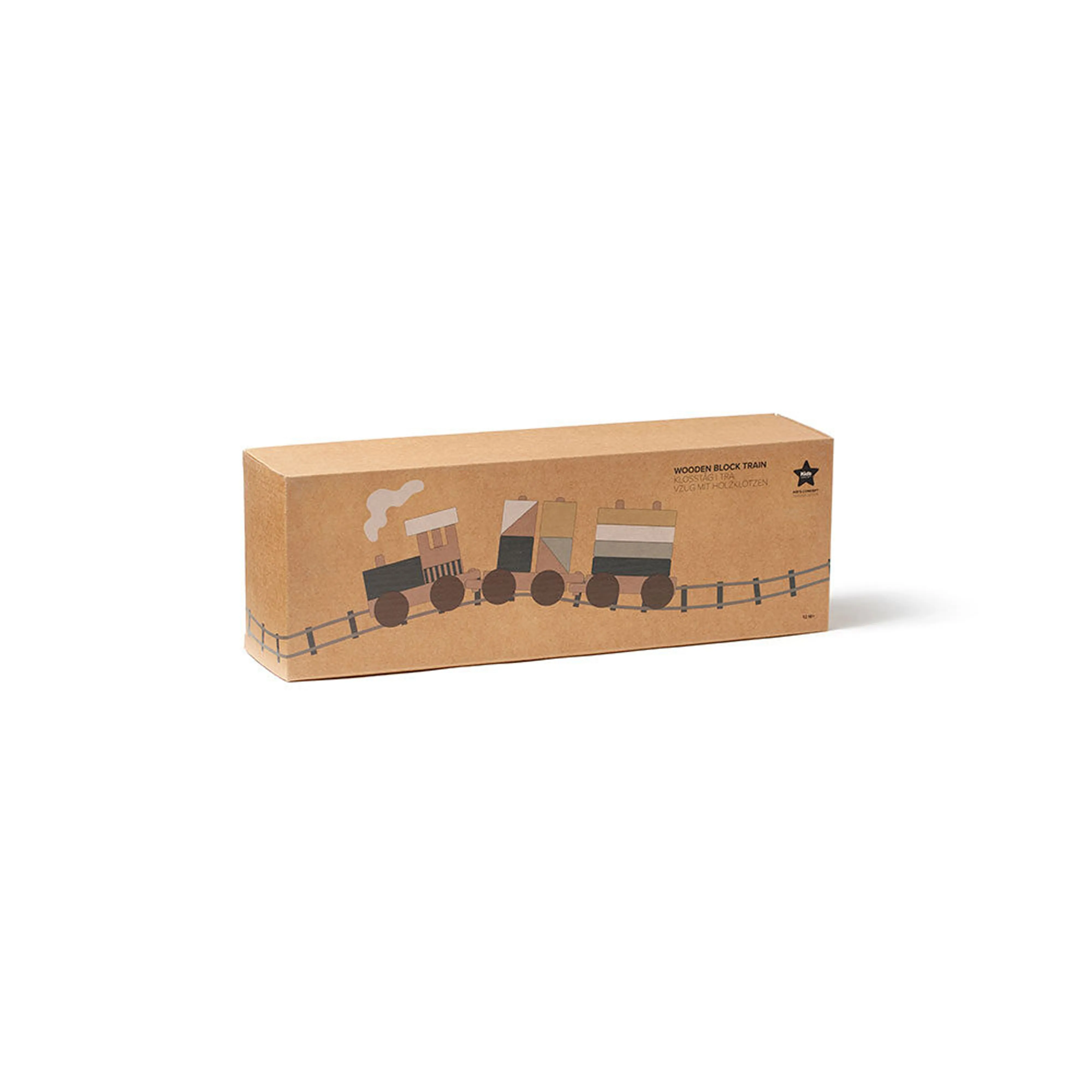Kid's Concept Block Train Natural