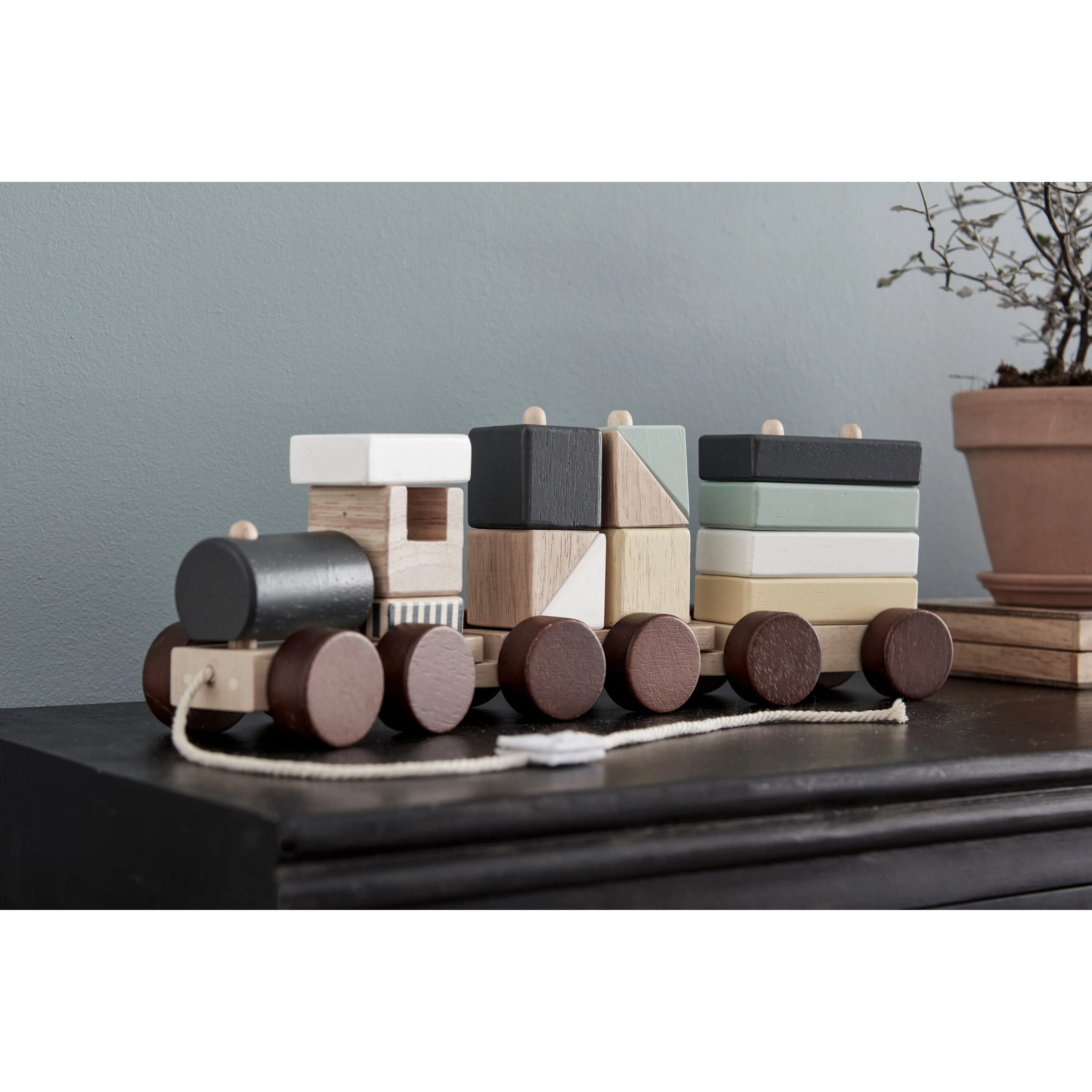 Kid's Concept Block Train Natural