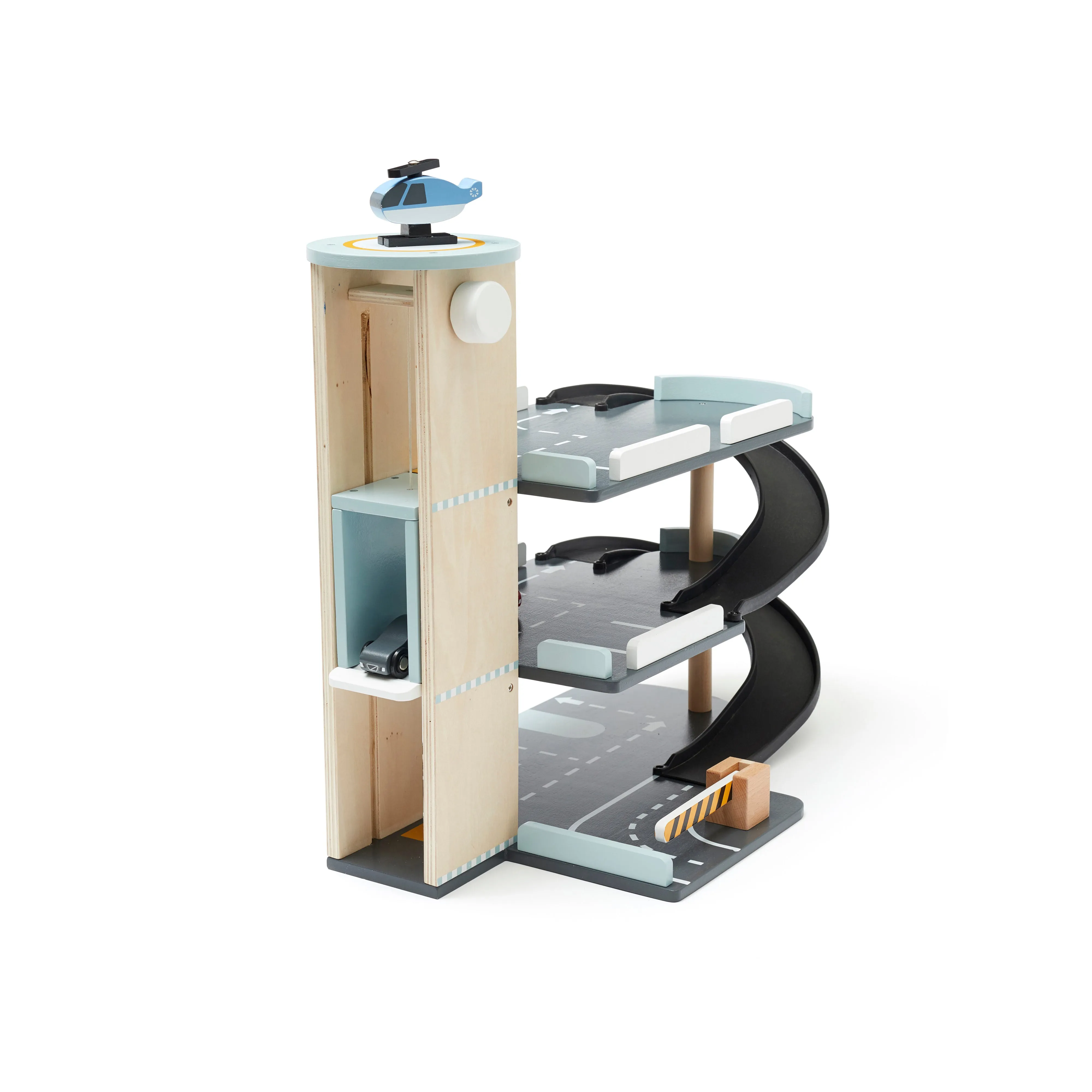 Kid's Concept Car Park Aiden Wooden Garage Play Set