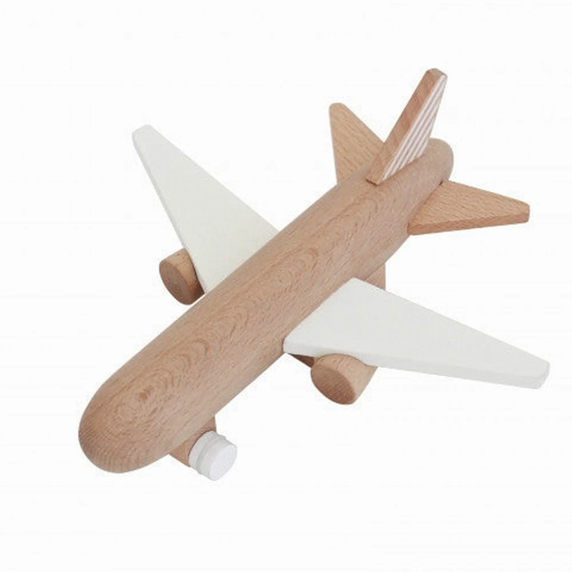 kiko  & gg* Hikoki Jet -Wooden Airplane Jet- (White)