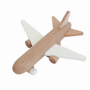 kiko  & gg* Hikoki Jet -Wooden Airplane Jet- (White)
