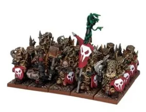 Kings of War - Abyssal Dwarf Immortal Guard Regiment (20 Figures)