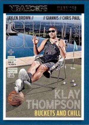 Klay Thompson, Slam, 2021-22 Panini Hoops Basketball NBA