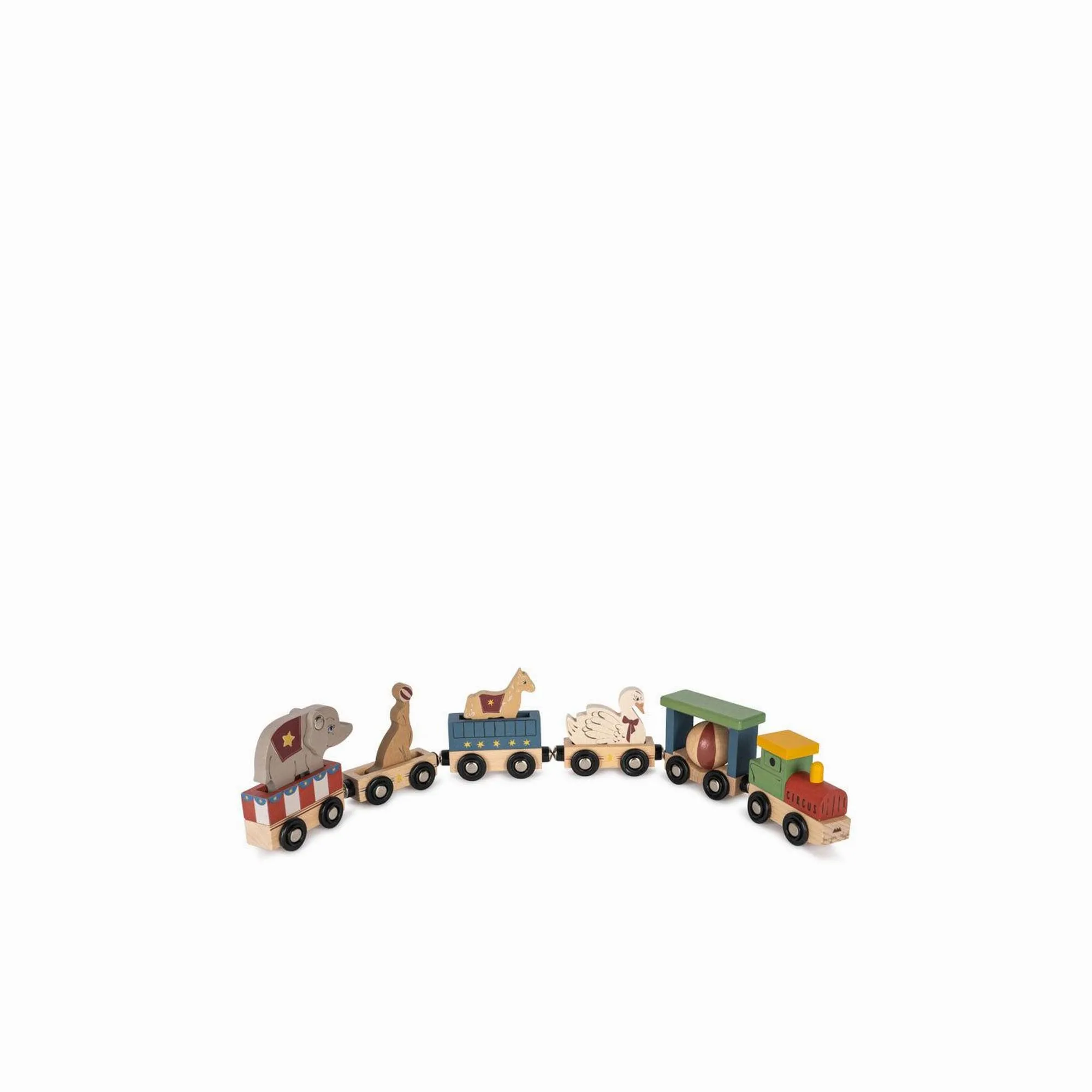 Konges Sløjd Wooden Animal Train FSC-Multi
