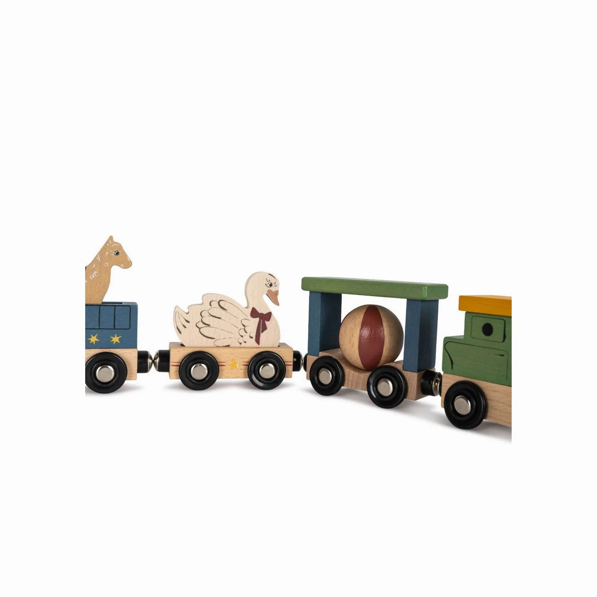 Konges Sløjd Wooden Animal Train FSC-Multi