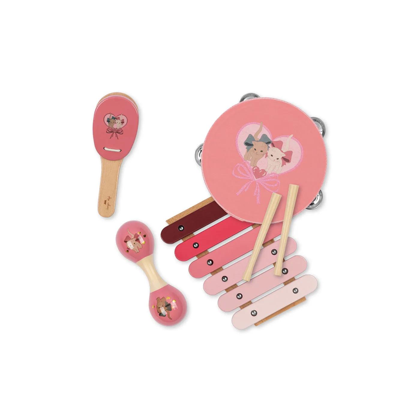 Konges Sløjd Wooden Music Sets FSC-Bow Kitty-OS