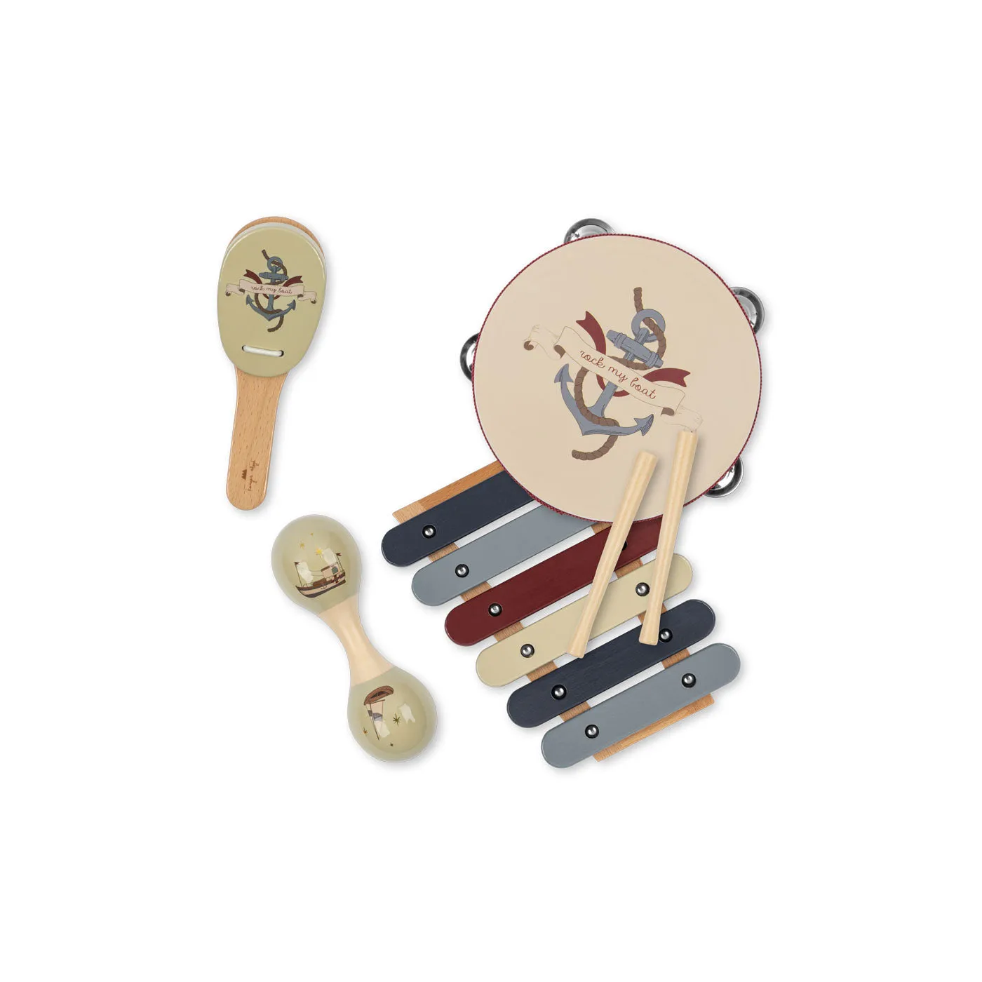 Konges Sløjd Wooden Music Sets FSC-DOT/Sailor-OS