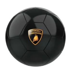 LAMBORGHINI CARBON FIBER SOCCER BALL - BLACK Size 5 by Mesuca