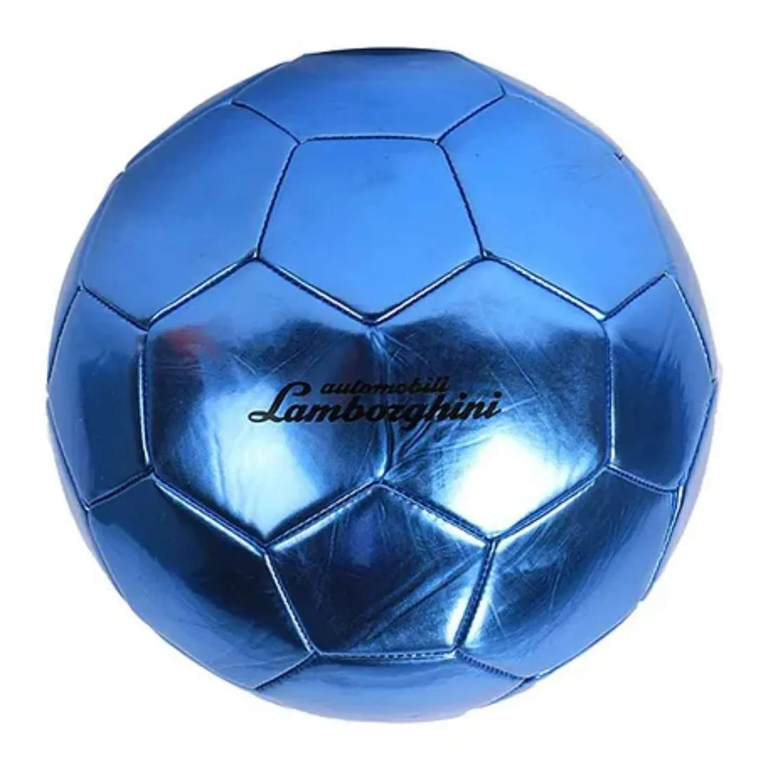 Lamborghini Metallic PVC Soccer Ball Size 5 - Blue by Mesuca