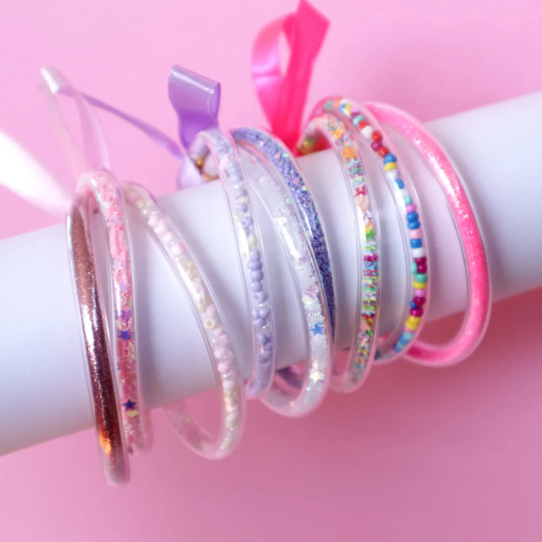 Lauren Hinkley Bracelet | Purple Glitter 3 Pack