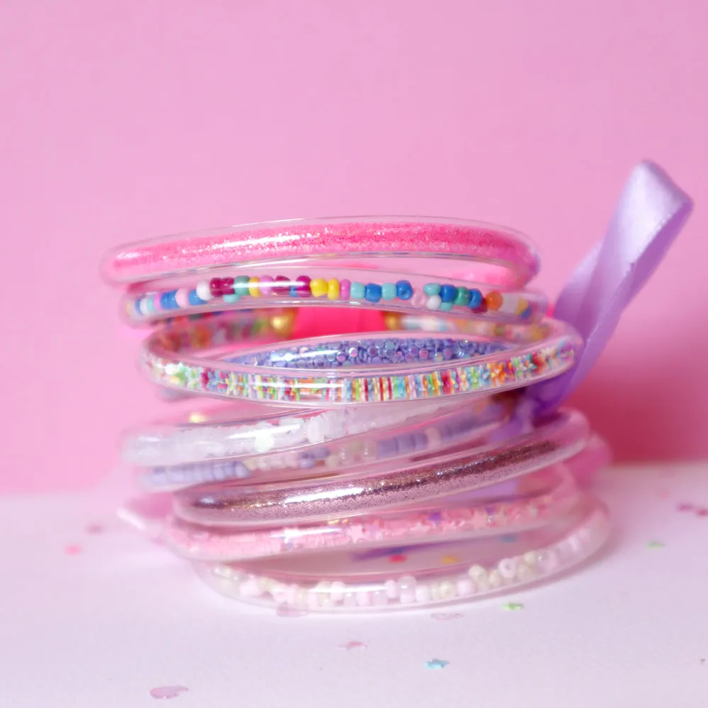 Lauren Hinkley Bracelet | Purple Glitter 3 Pack