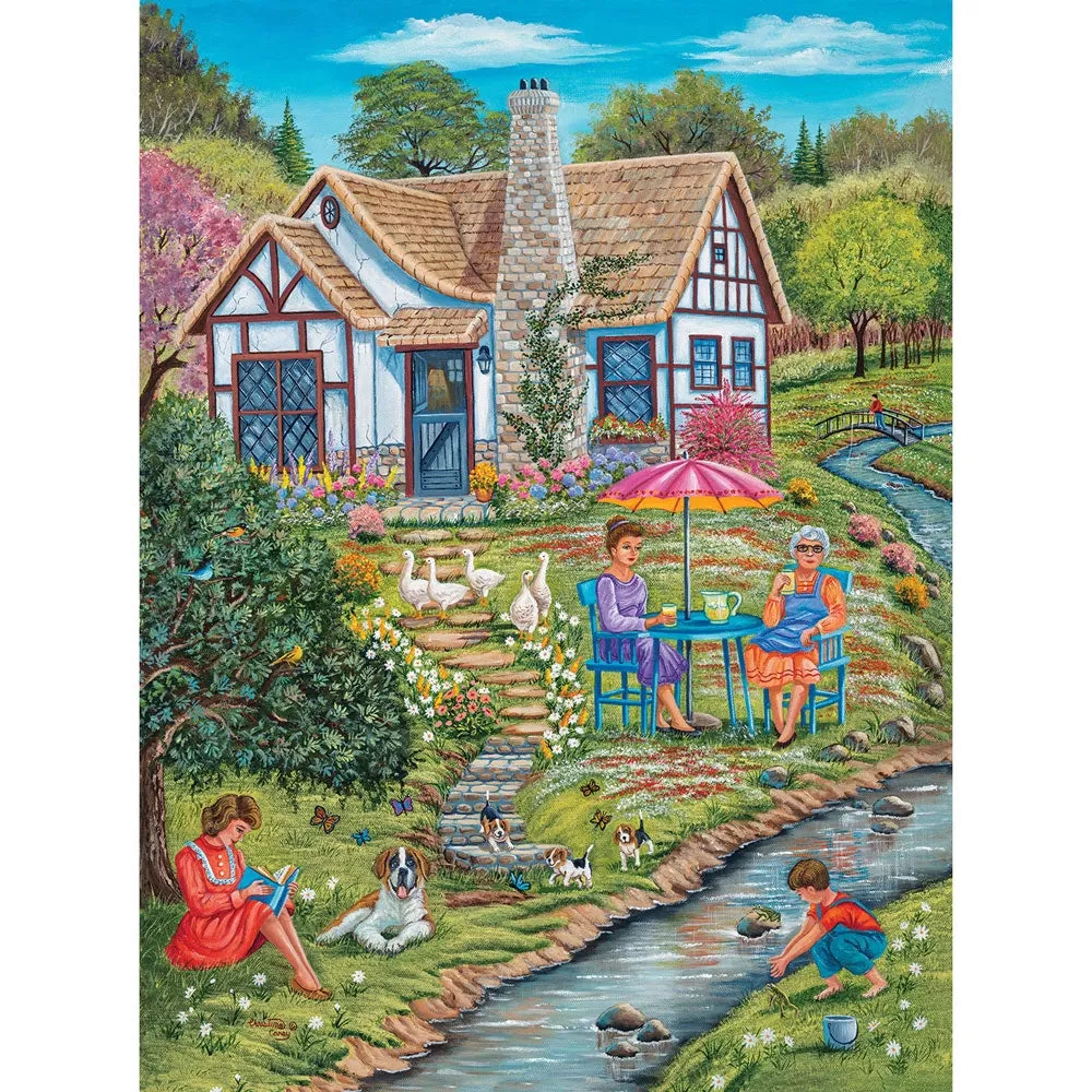 Lazy Days Of Summer Jigsaw Puzzle Bits and Pieces