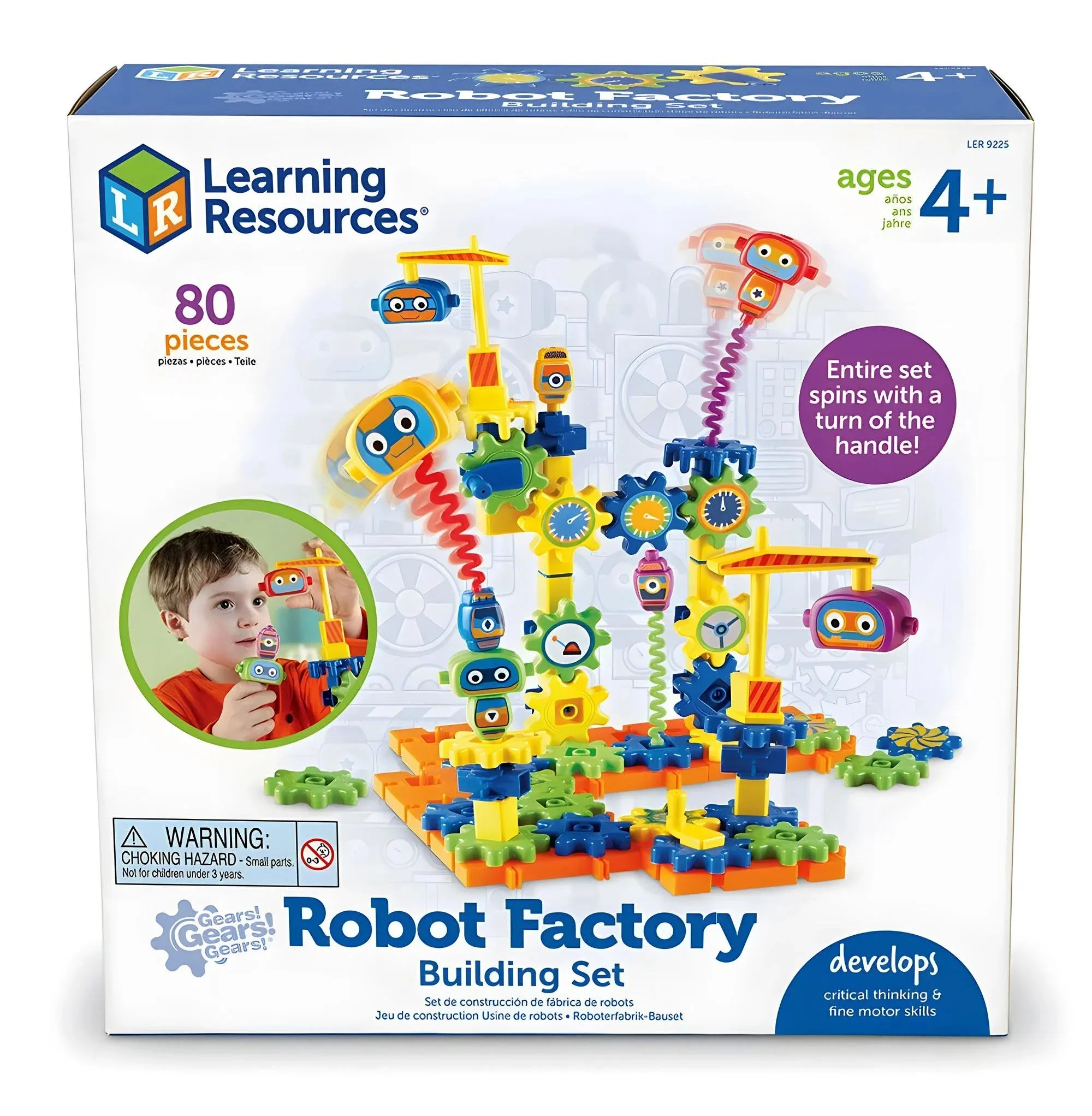 Learning Resources Gears! Gears! Gears! Robot Factory Building Set