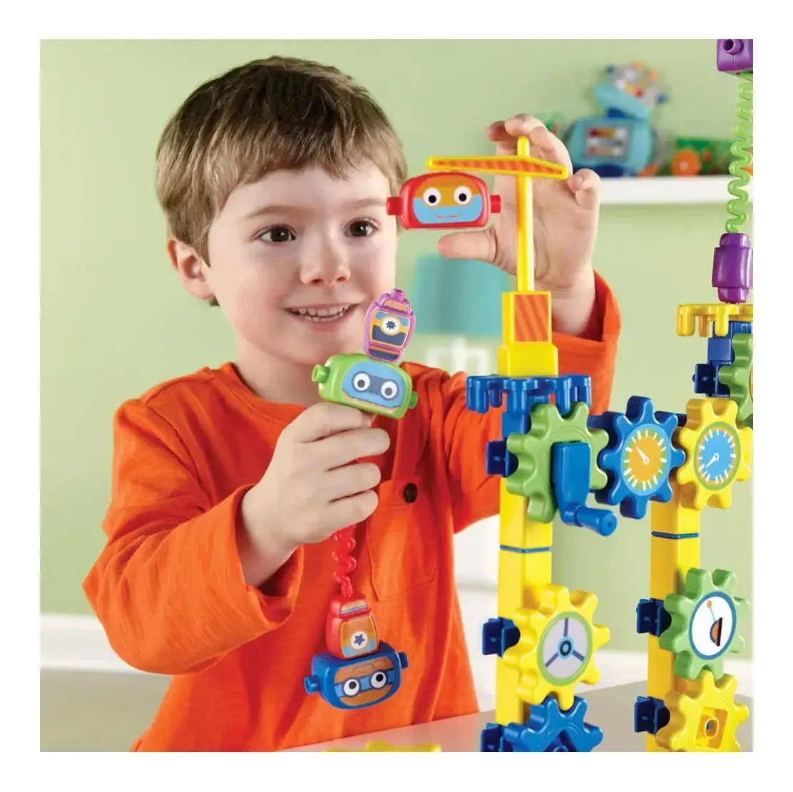 Learning Resources Gears! Gears! Gears! Robot Factory Building Set