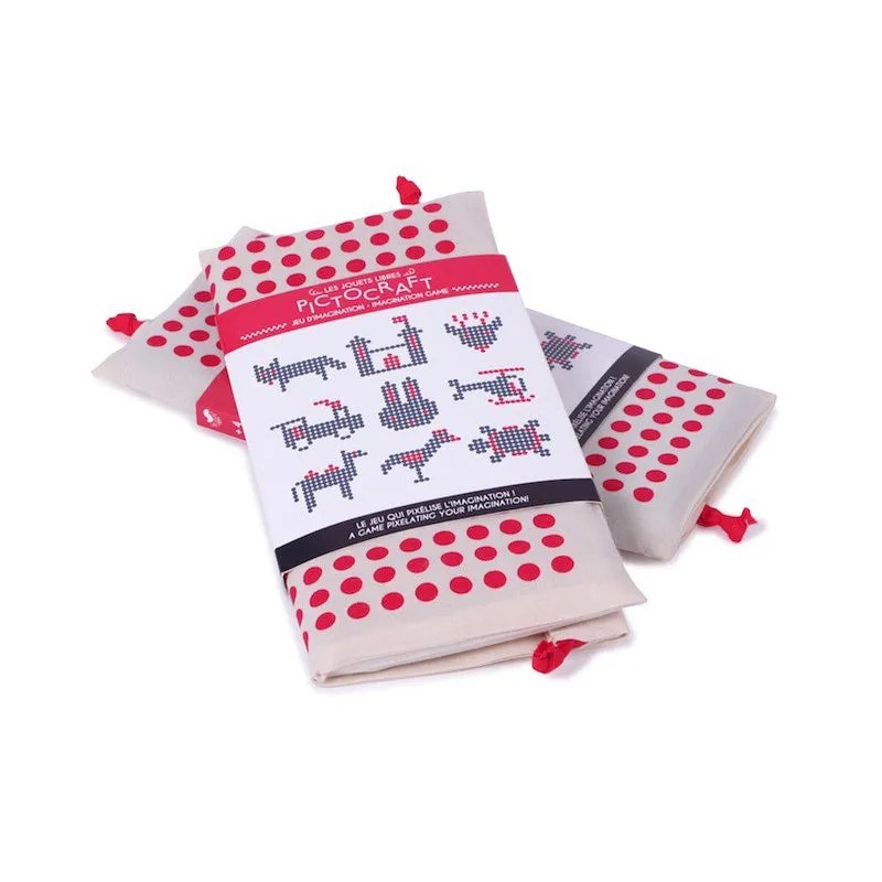 Les Jouets Libres Pictocraft Natural & Red