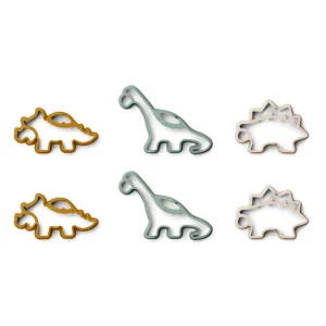 Liewood Karina Pancake Shape Set | Dino Golden Caramel Mix