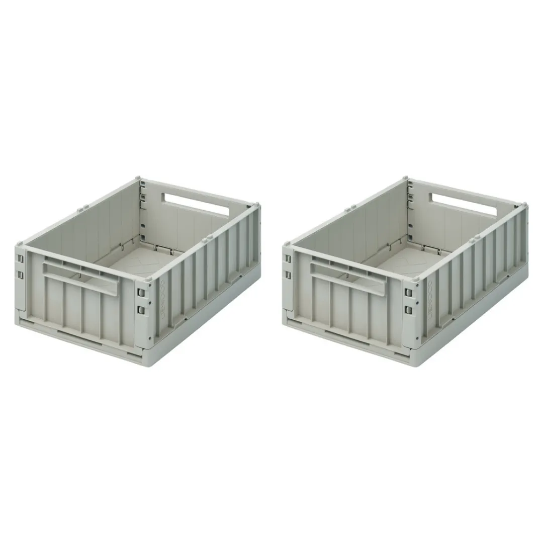 Liewood Weston Storage Box | Dove Blue MEDIUM