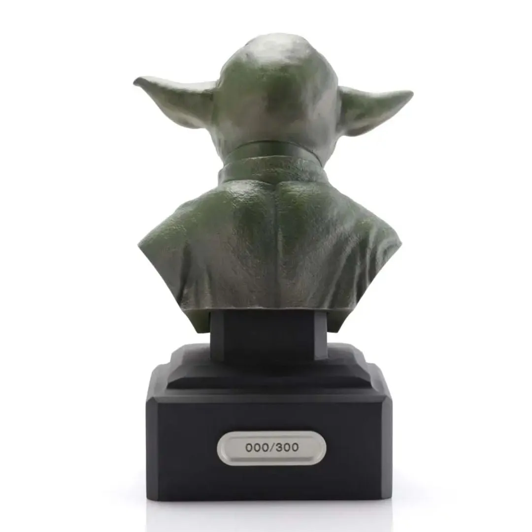 Limited Edition Green Yoda Bust By Royal Selangor
