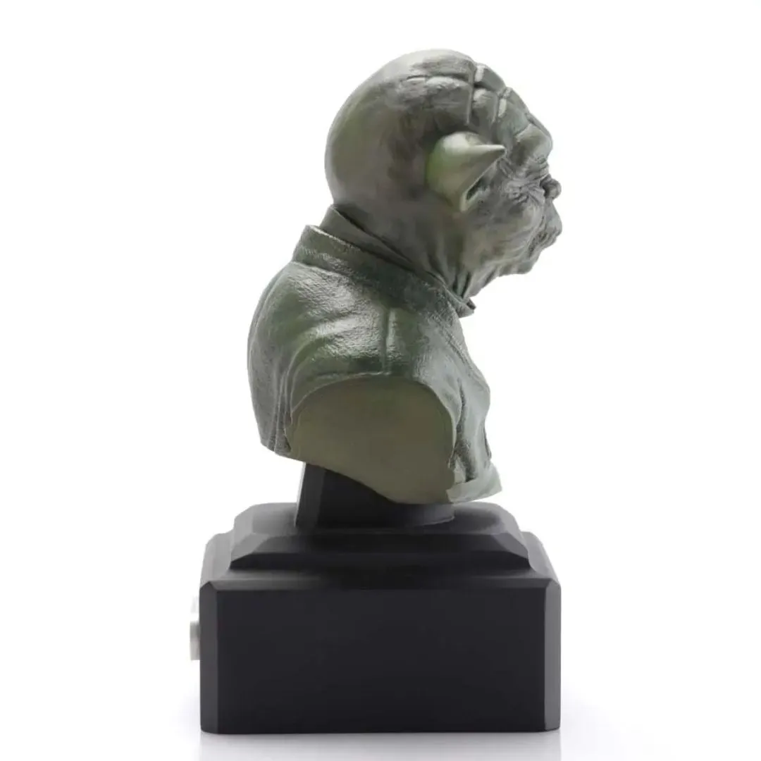 Limited Edition Green Yoda Bust By Royal Selangor