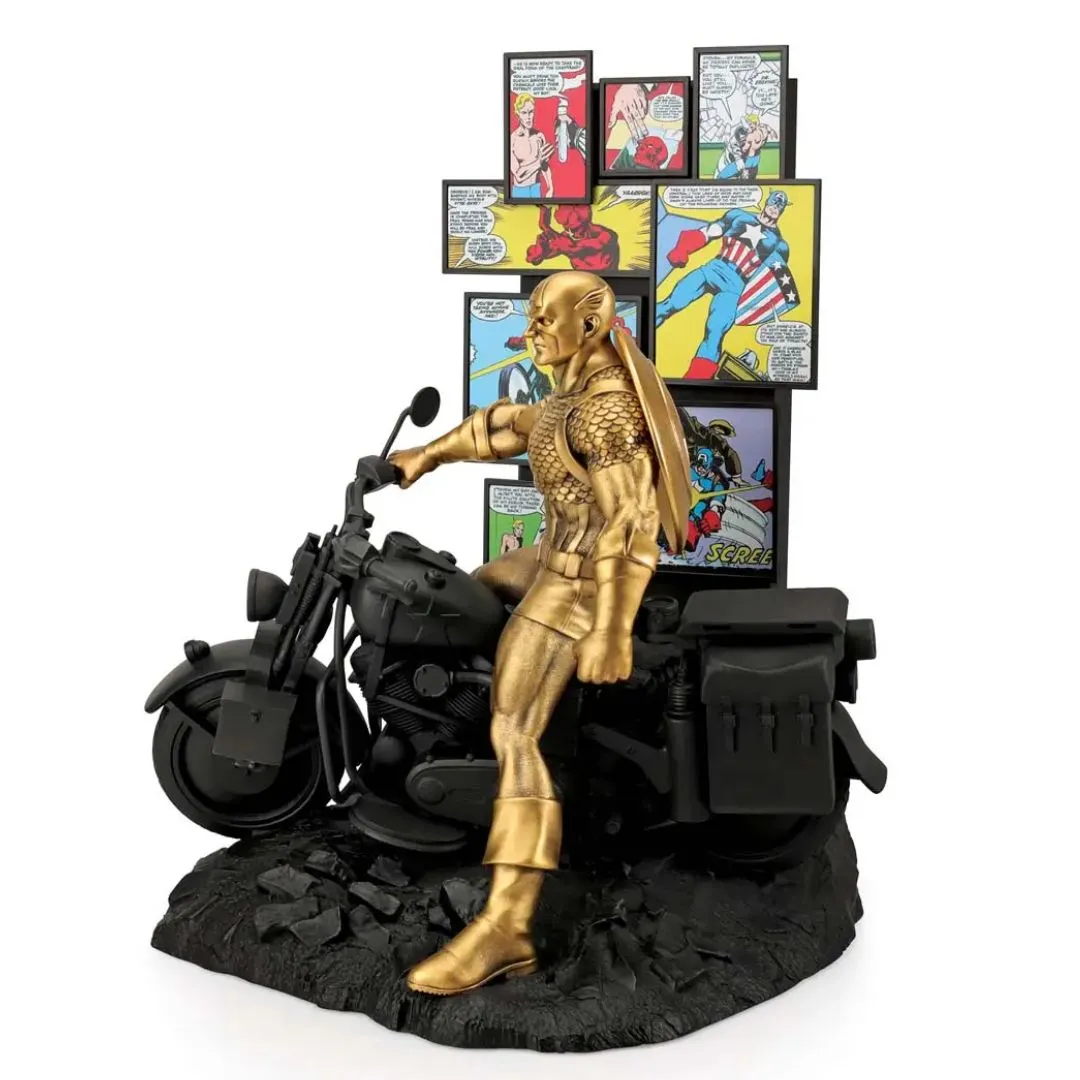 Limited Edition Origins Gilt Captain America By Royal Selangor