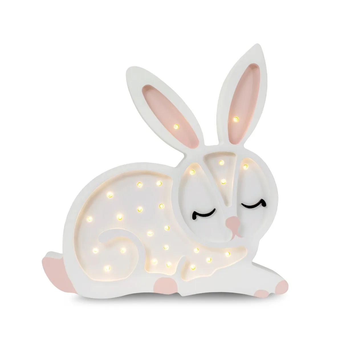 Little Lights Bunny Lamp | Snow White