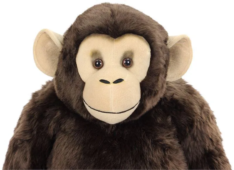 Living Nature Large 70cm Sitting Chimp Plush