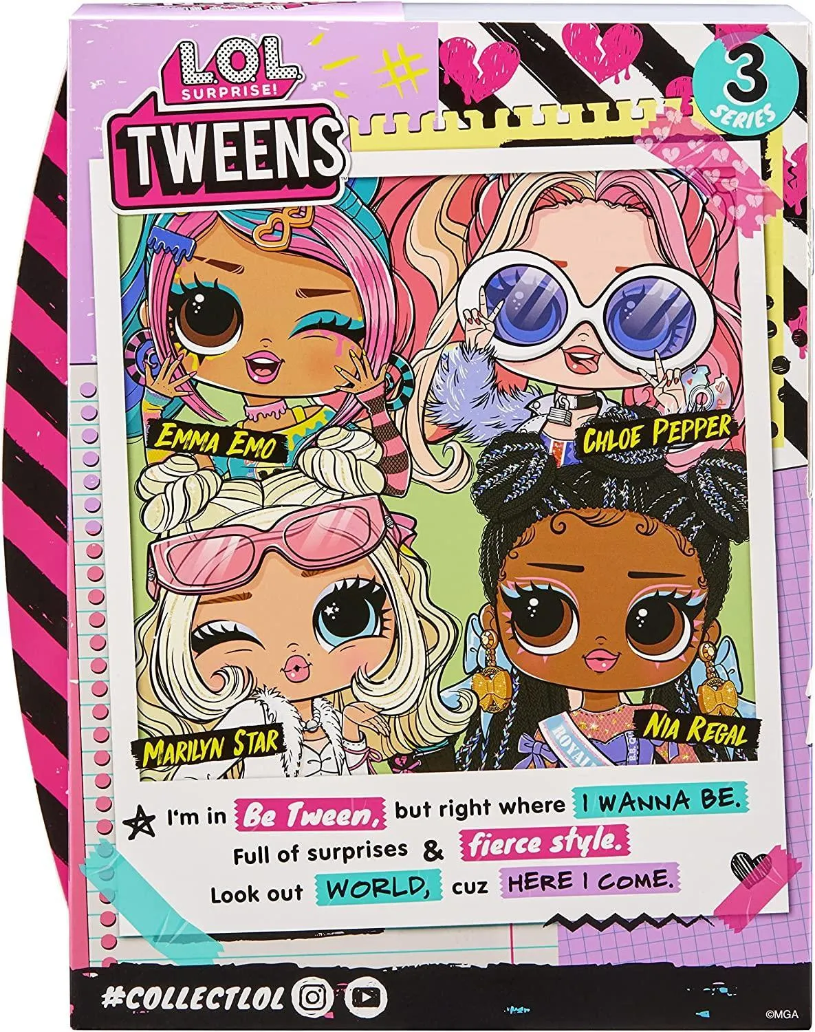 LOL Surprise Tween Fashion Doll Emma Emo