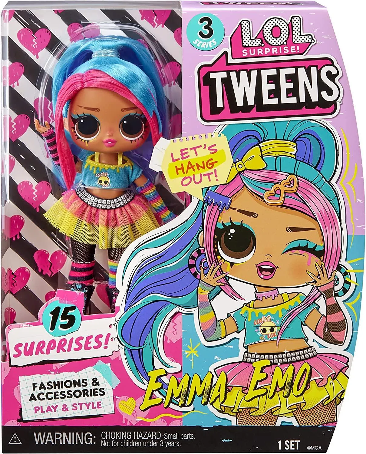 LOL Surprise Tween Fashion Doll Emma Emo