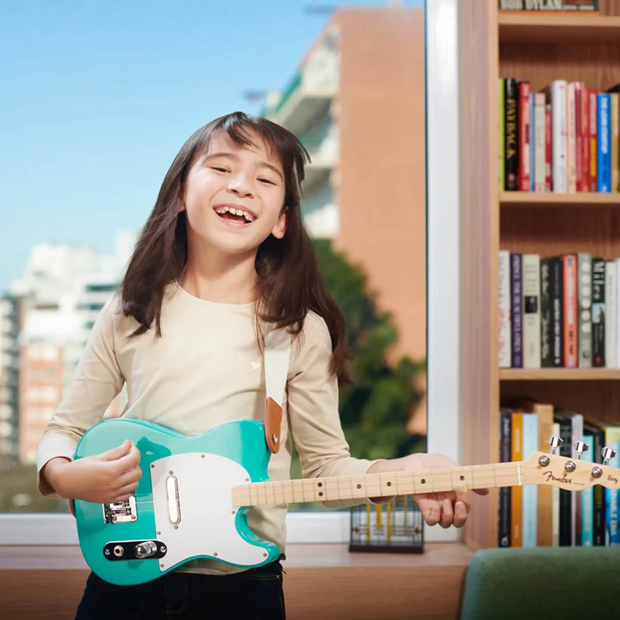 Loog Fender X Loog Telecaster – Sea Foam Green