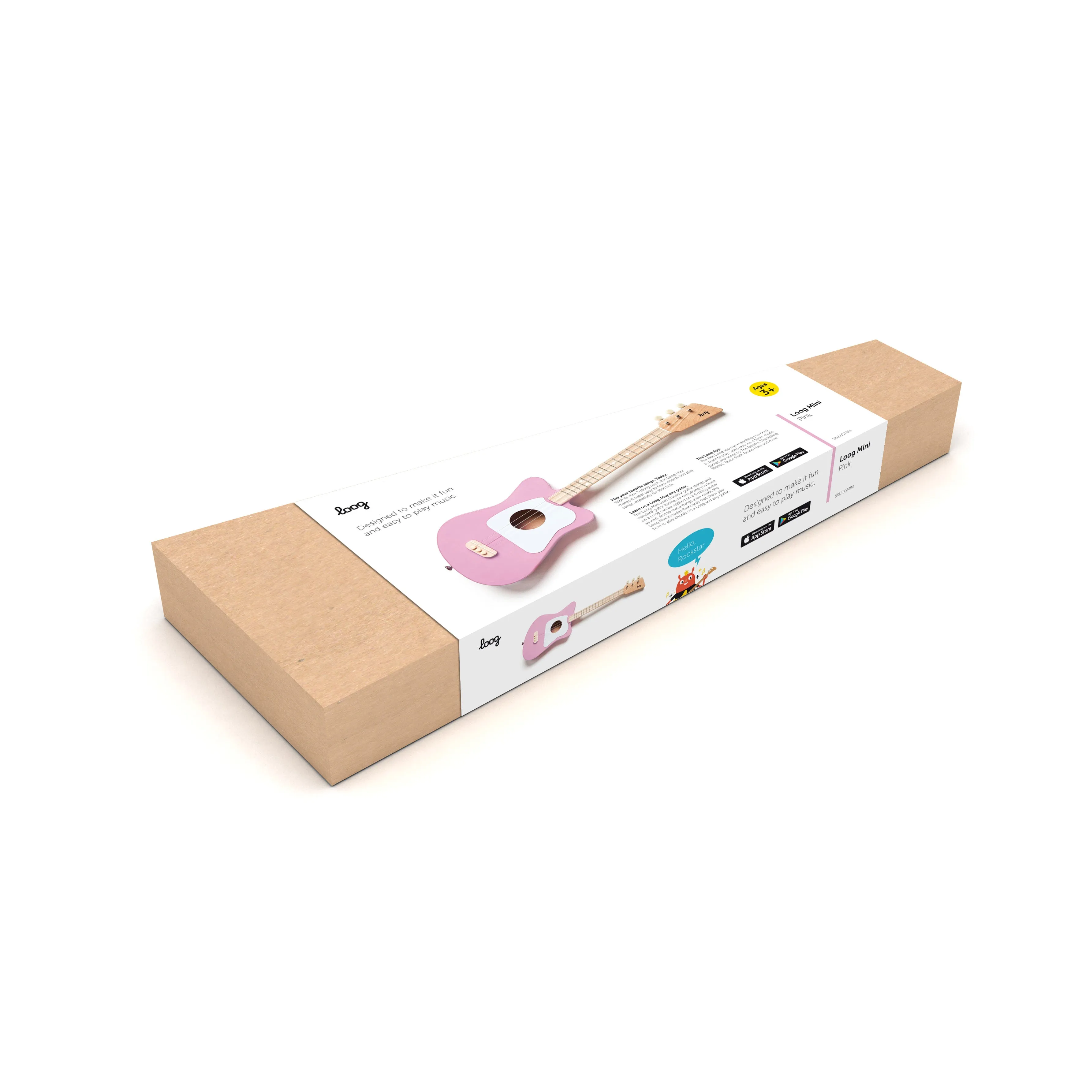 Loog Mini Guitar - Pink