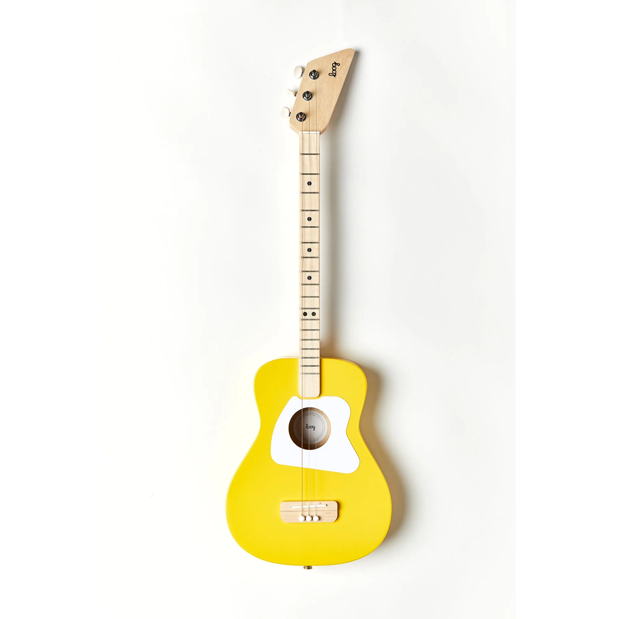 Loog Pro Acoustic Guitar Bundle with Bag, Strap and Wall Hanger (Includes FREE App, Flashcards & Chord Diagram)