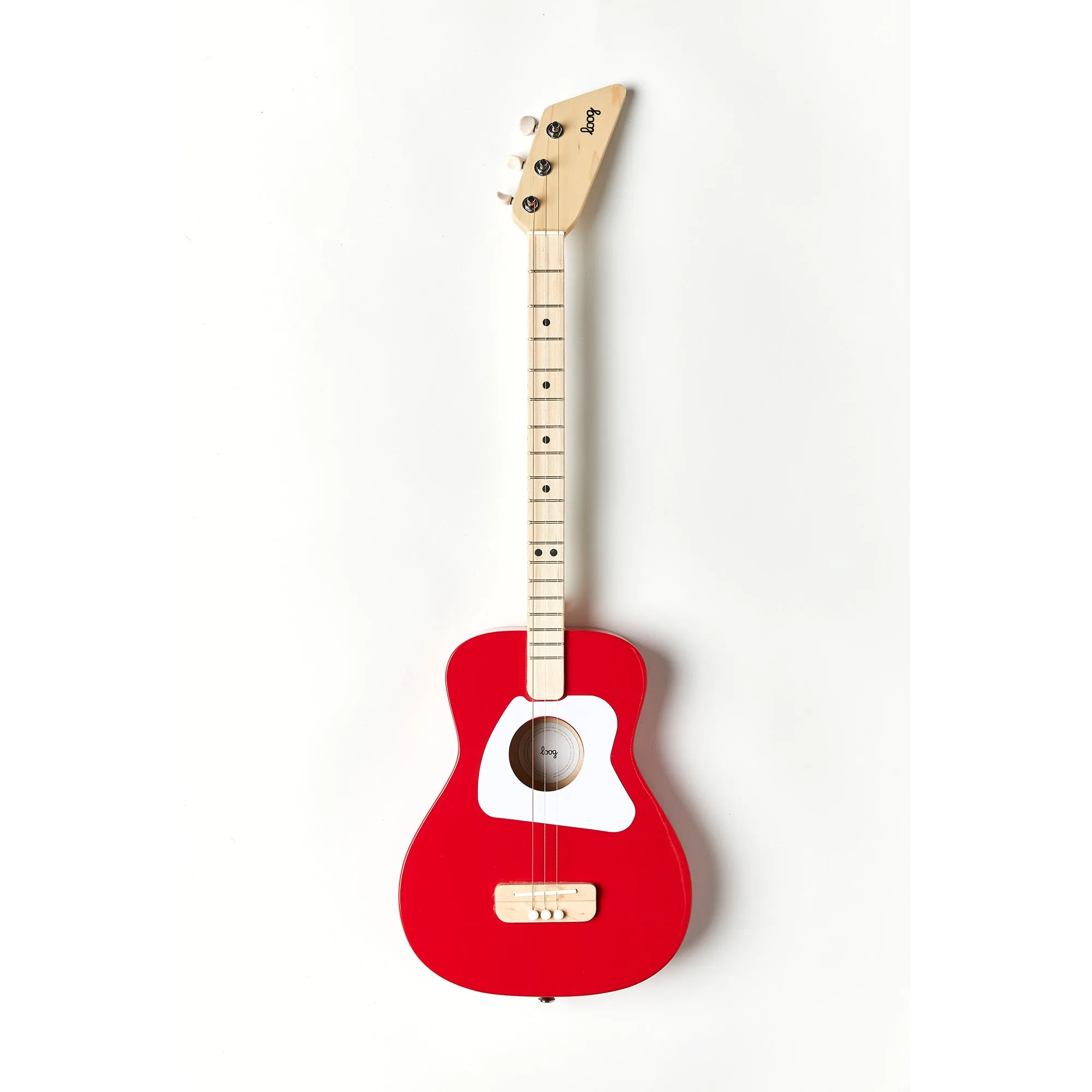 Loog Pro Acoustic Guitar Bundle with Bag, Strap and Wall Hanger (Includes FREE App, Flashcards & Chord Diagram)