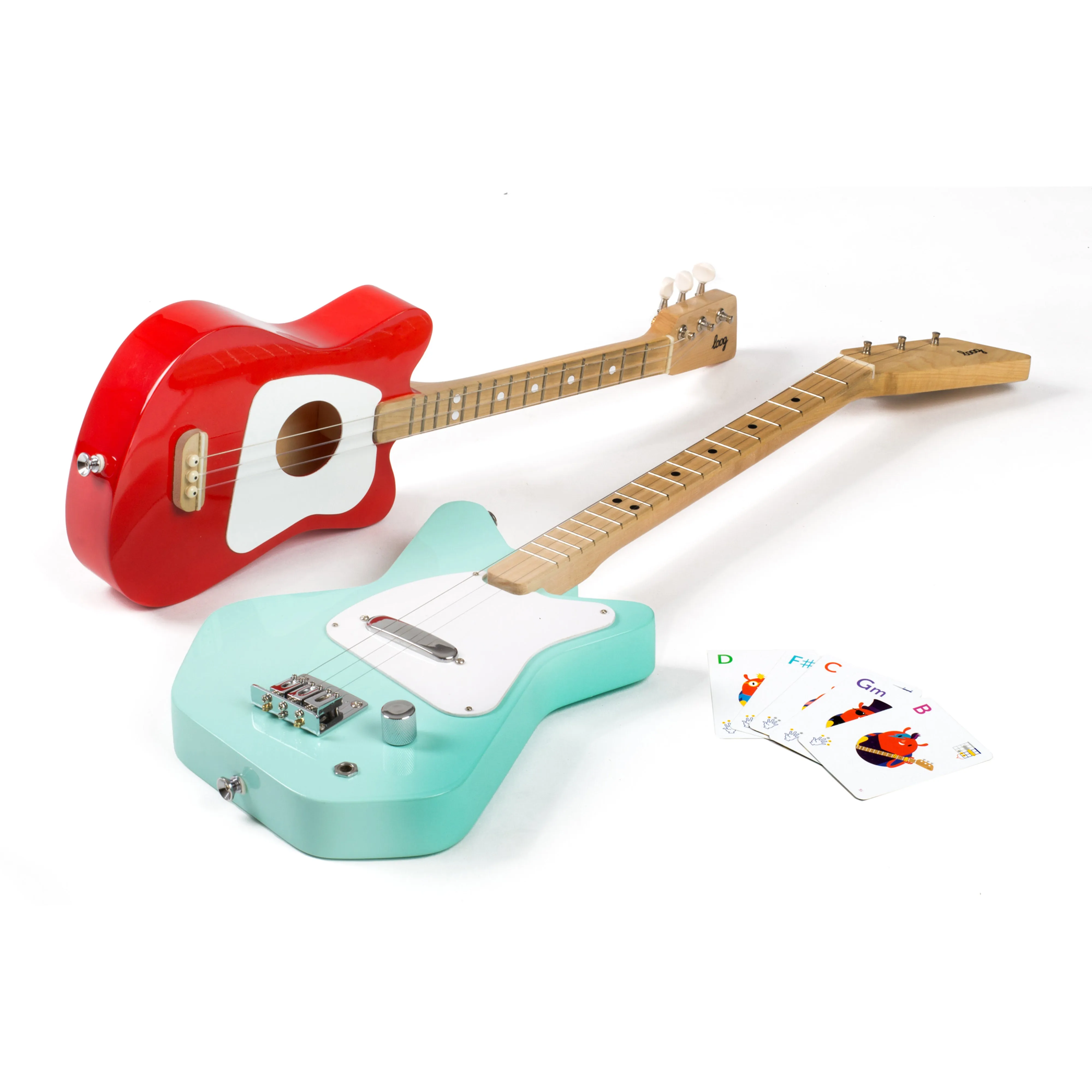 Loog Pro Acoustic Guitar - Red