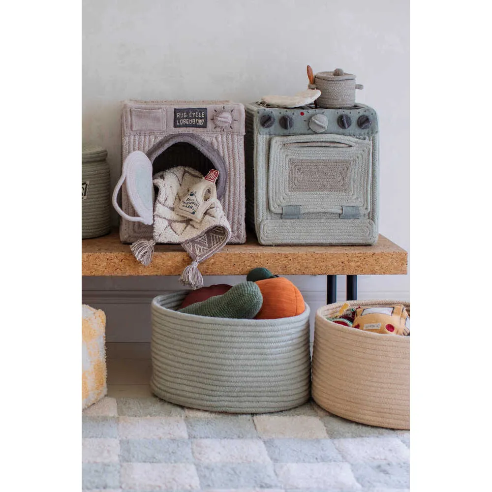 Lorena Canals Kitchen Play Basket Kitchen - 28x30x33cm (Pre-Order; Est. Delivery in 4-8 Weeks)