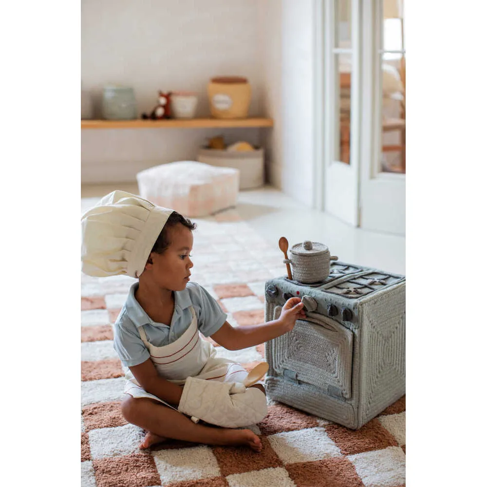 Lorena Canals Kitchen Play Basket Kitchen - 28x30x33cm (Pre-Order; Est. Delivery in 4-8 Weeks)