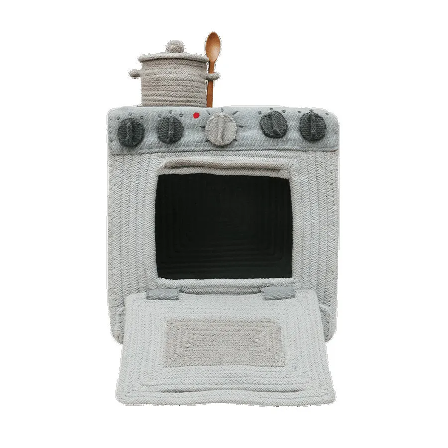 Lorena Canals Kitchen Play Basket Kitchen - 28x30x33cm (Pre-Order; Est. Delivery in 4-8 Weeks)
