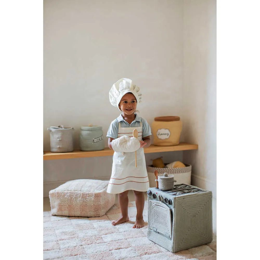 Lorena Canals Kitchen Play Basket Kitchen - 28x30x33cm (Pre-Order; Est. Delivery in 4-8 Weeks)