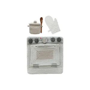 Lorena Canals Kitchen Play Basket Kitchen - 28x30x33cm (Pre-Order; Est. Delivery in 4-8 Weeks)
