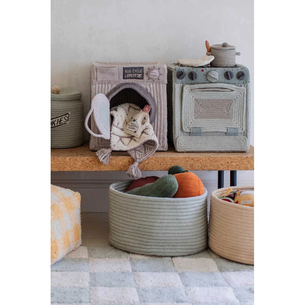 Lorena Canals Kitchen Play Basket Washing Machine - 28x30x33cm