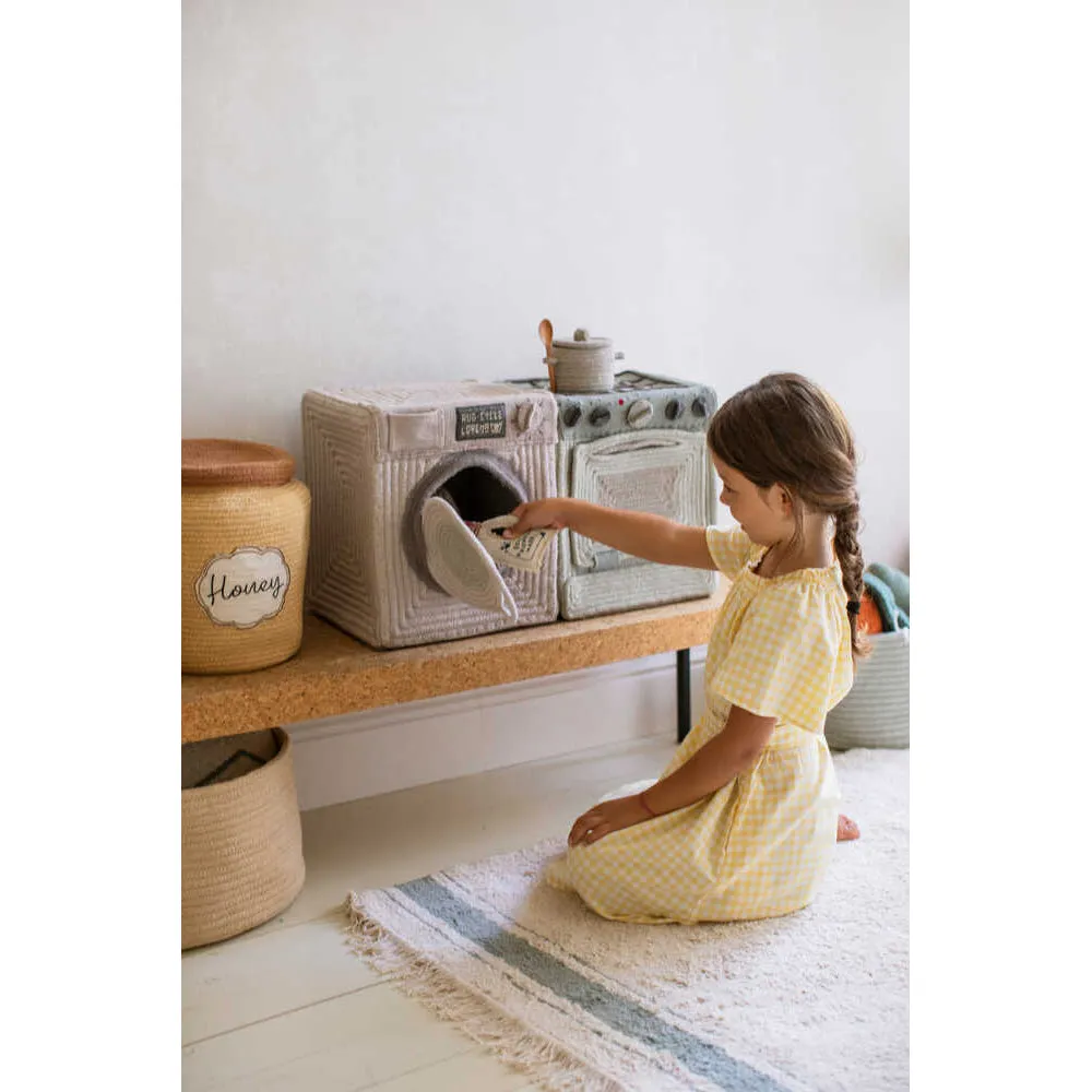 Lorena Canals Kitchen Play Basket Washing Machine - 28x30x33cm