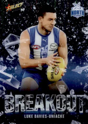 Luke Davies-Uniacke, B56, Breakout, 2025 Select AFL Footy Stars