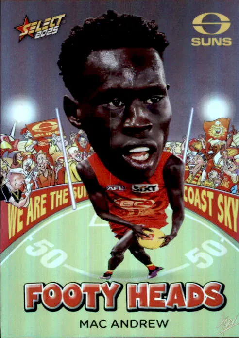 Mac Andrew, FH49, Footy Heads, 2025 Select AFL Footy Stars