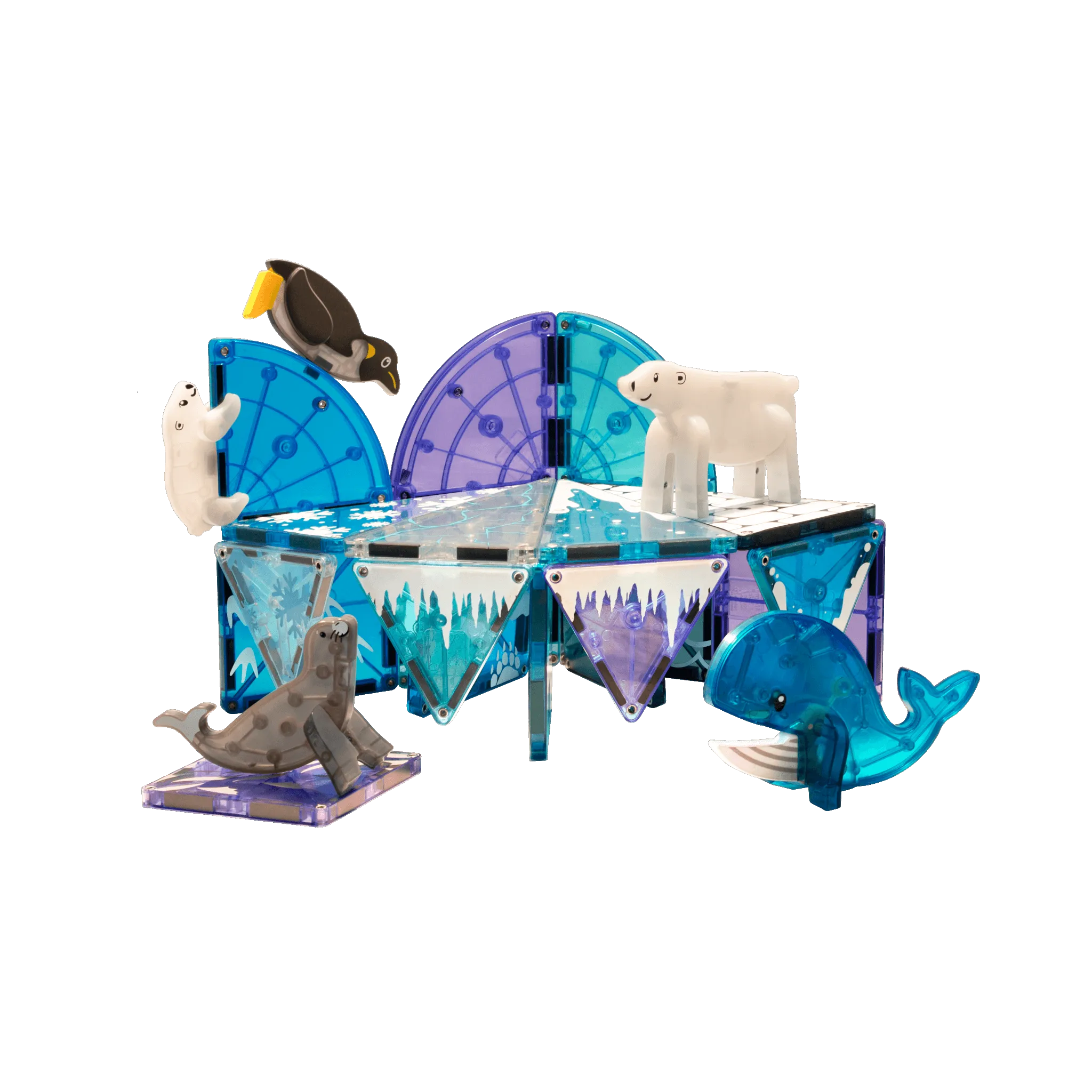 MAGNA-TILES Arctic Animals 25 Piece Set