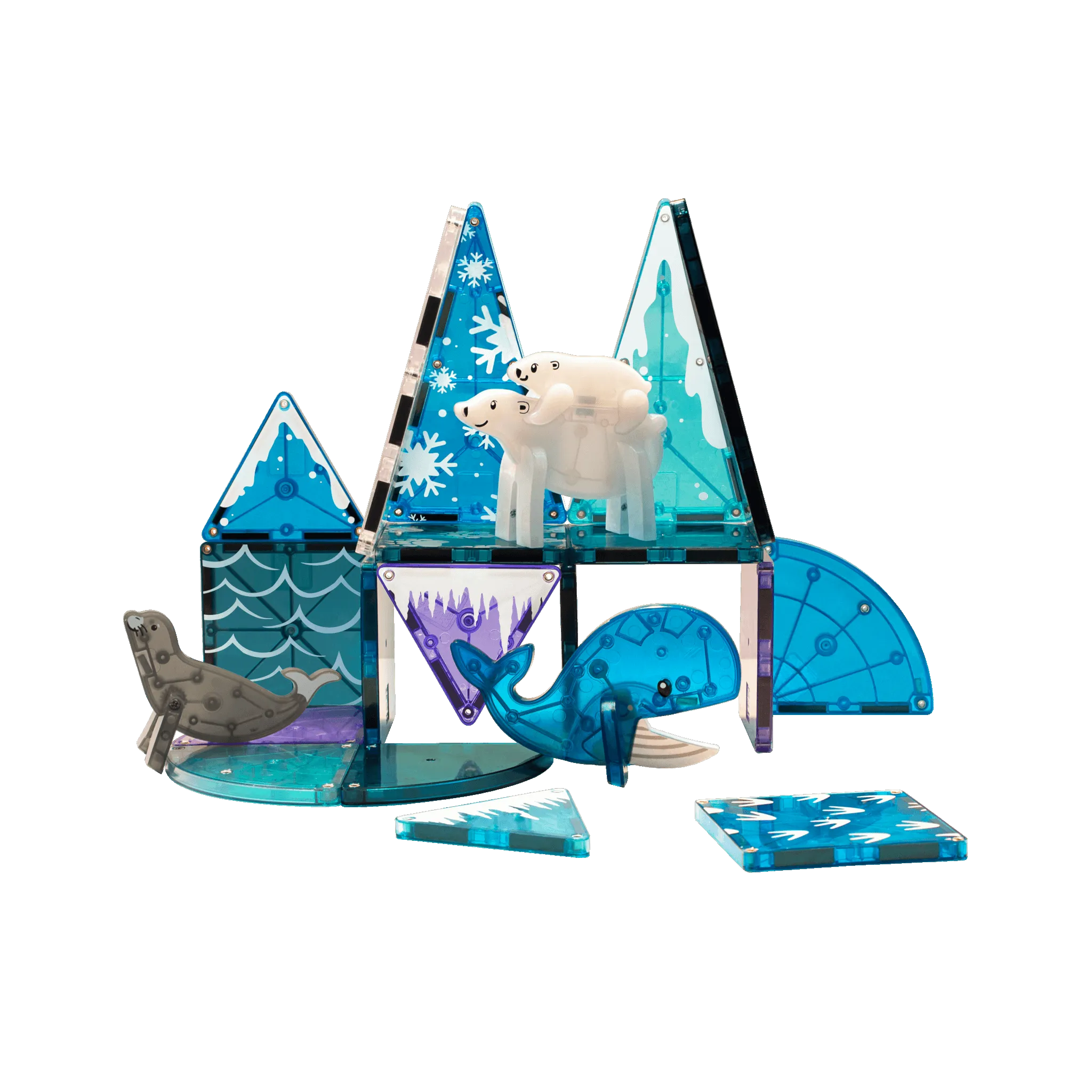 MAGNA-TILES Arctic Animals 25 Piece Set