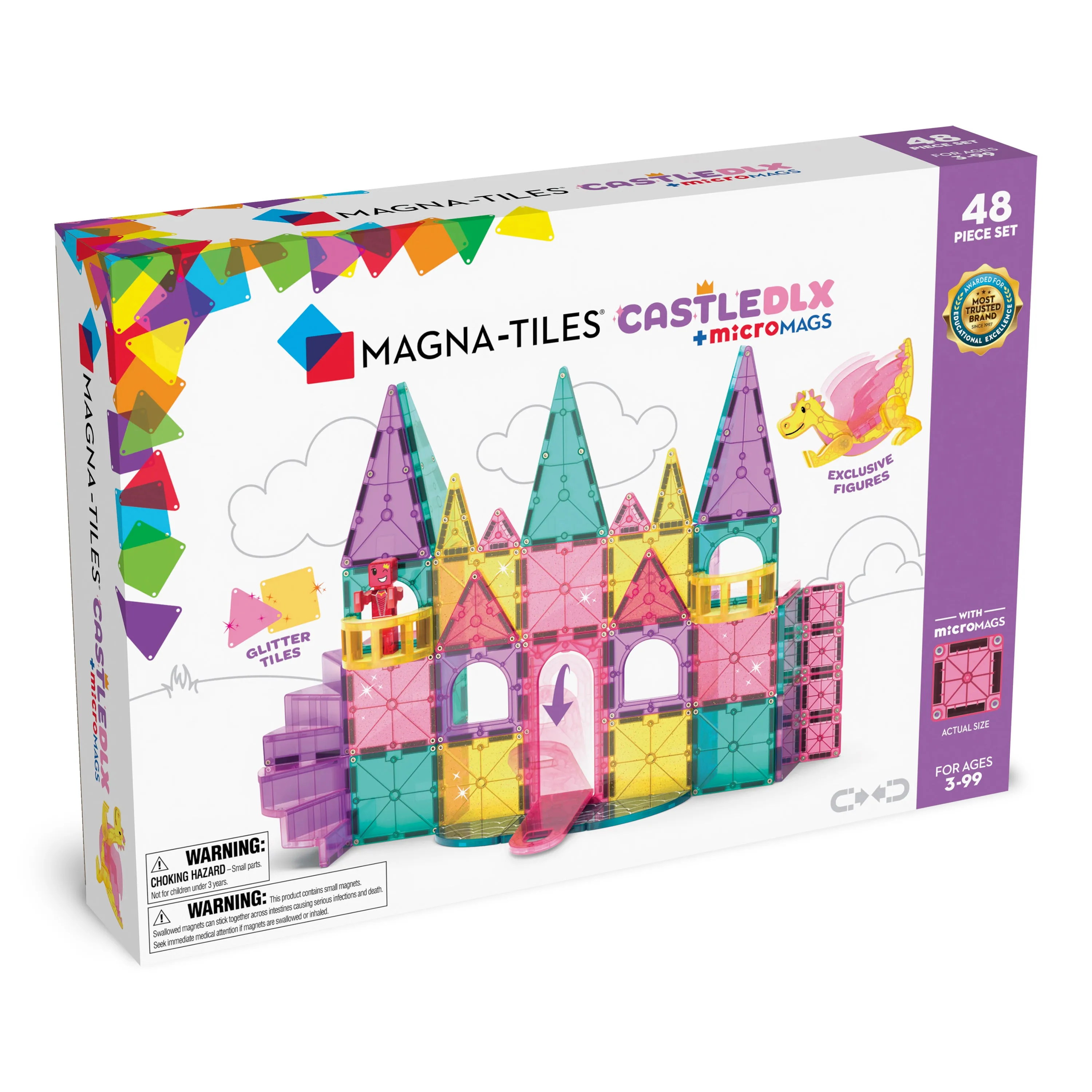 MAGNA-TILES Castle DLX   Micromags
