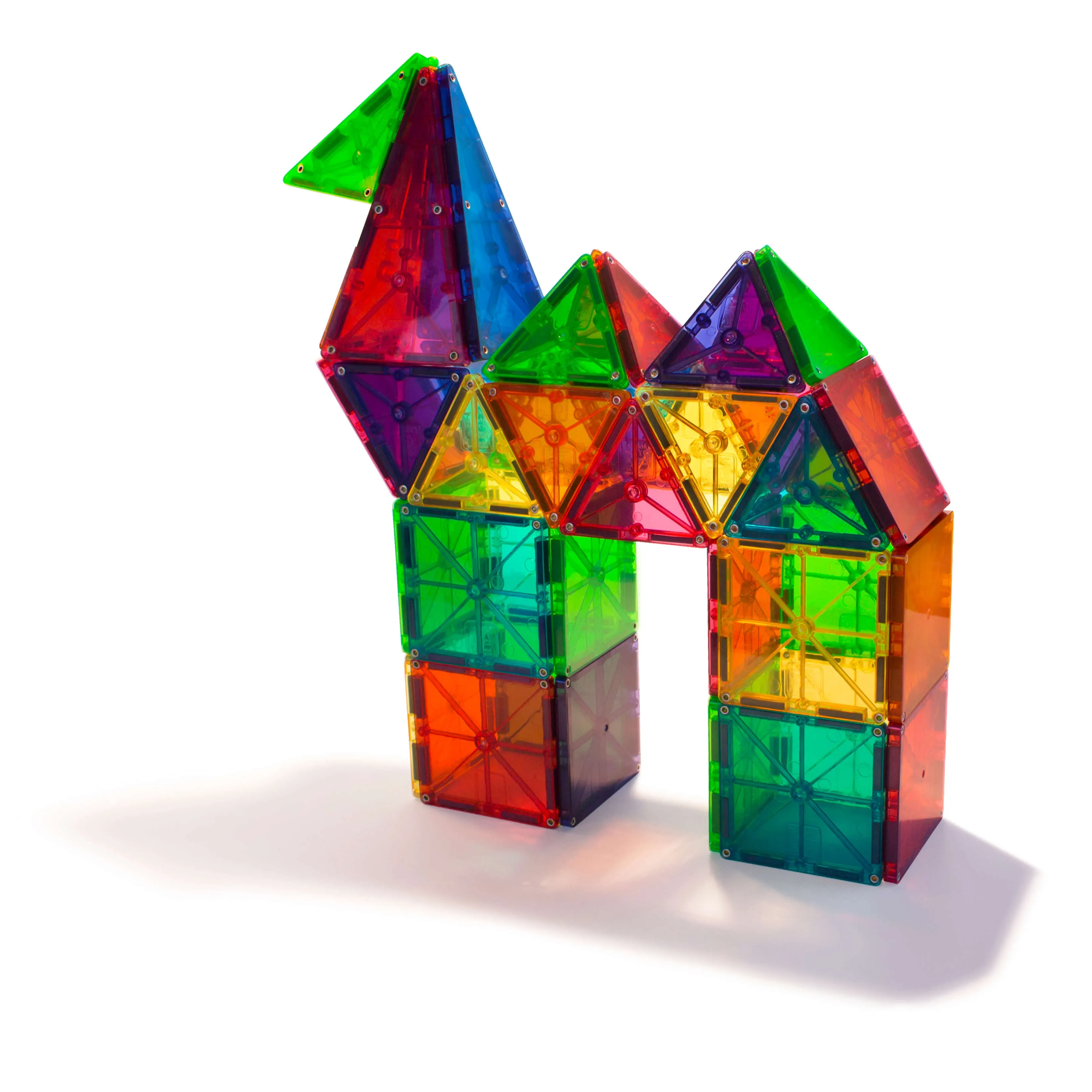 MAGNA-TILES Classic Clear Colors 100-Piece Set
