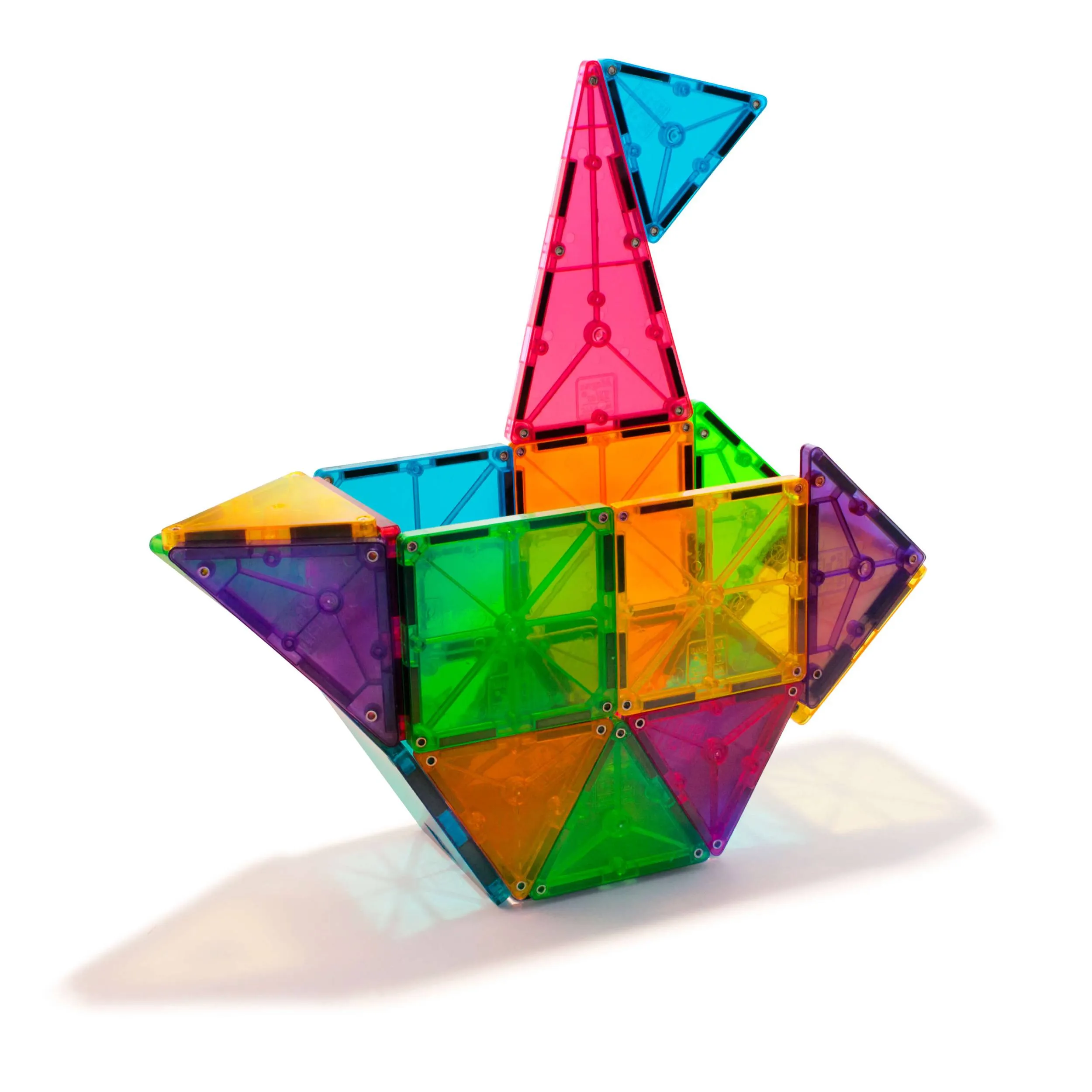 MAGNA-TILES Classic Clear Colors 32-Piece Set