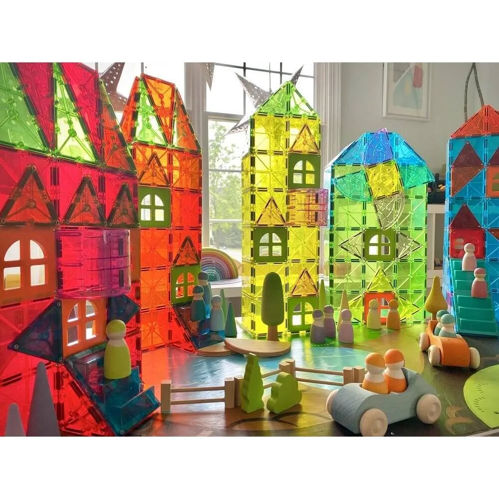 MAGNA-TILES Classic Clear Colors 32-Piece Set